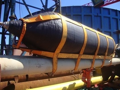 Áp suất 0.05-0.25 MPA túi khí cao su biển Độ dày 6mm-20mm Lớp 4-9 Thiết kế xây dựng hạng nặng