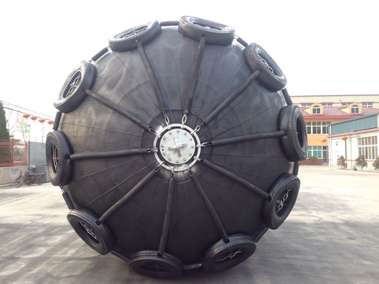 0.05-0.08Mpa cao su Yokohama Pneumatic Fender With Hot Galvanized Flange