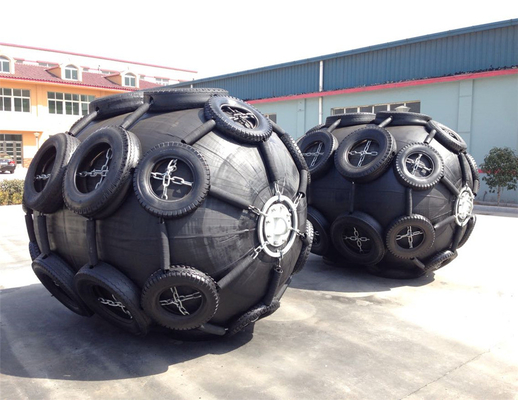 0.05-0.08Mpa cao su Yokohama Pneumatic Fender With Hot Galvanized Flange