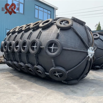 Yokohama Marine Fender hình trụ với Nồng độ hấp thụ năng lượng tùy chỉnh và Flange galvanized nóng