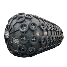 0.05-0.08Mpa cao su Yokohama Pneumatic Fender With Hot Galvanized Flange