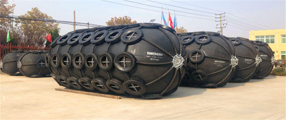 Vè chắn bùn hàng hải khí nén 3.3x6.5m Cao su tự nhiên Thiết kế Yokohama