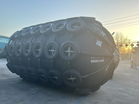 Vè chắn bùn hàng hải khí nén 3.3x6.5m Cao su tự nhiên Thiết kế Yokohama