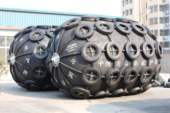 Áp lực cao khí nén thủy lực Fenders cao su tự nhiên Đen