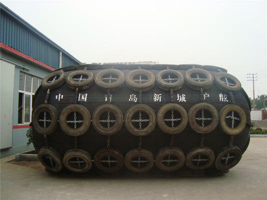 Ống chắn bùn hàng hải khí nén 3.3x6.5m Cao su tự nhiên áp suất cao