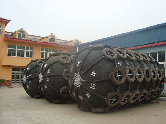 Ống chắn bùn hàng hải khí nén 3.3x6.5m Cao su tự nhiên áp suất cao