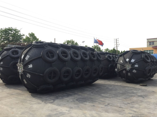 Máy bảo vệ biển khí nén 3.3x6.5m cao su tự nhiên loại Yokohama