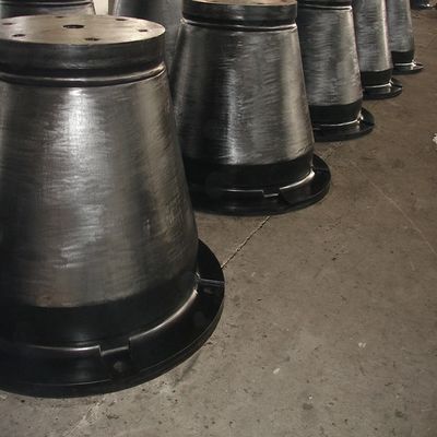 Định dạng vẽ Bước nón cao su Fenders cho công nghiệp Mooring Amplifier cao E / R.H giá trị